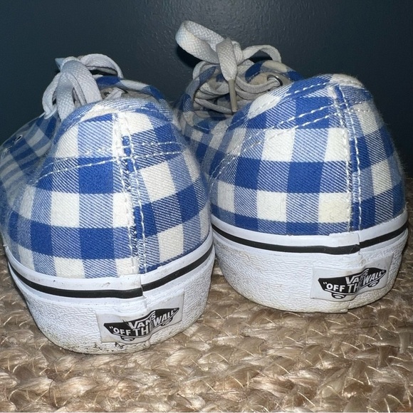 Vans Gingham Checked Lace Up Sneakers - Picture 5 of 7
